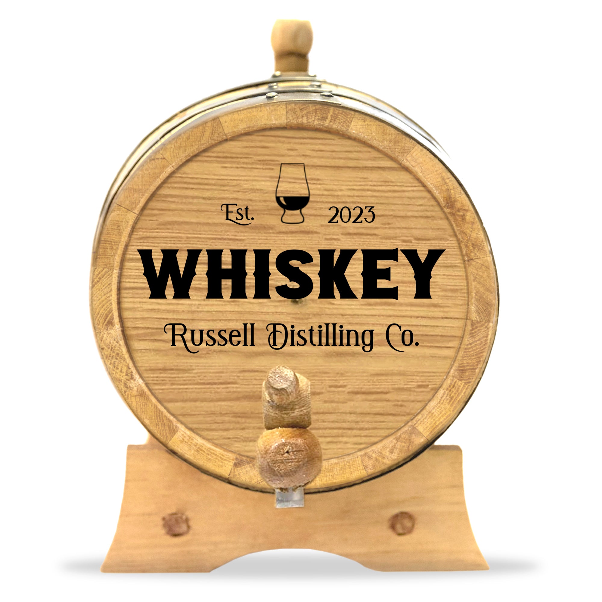 Personalized shop whiskey barrel