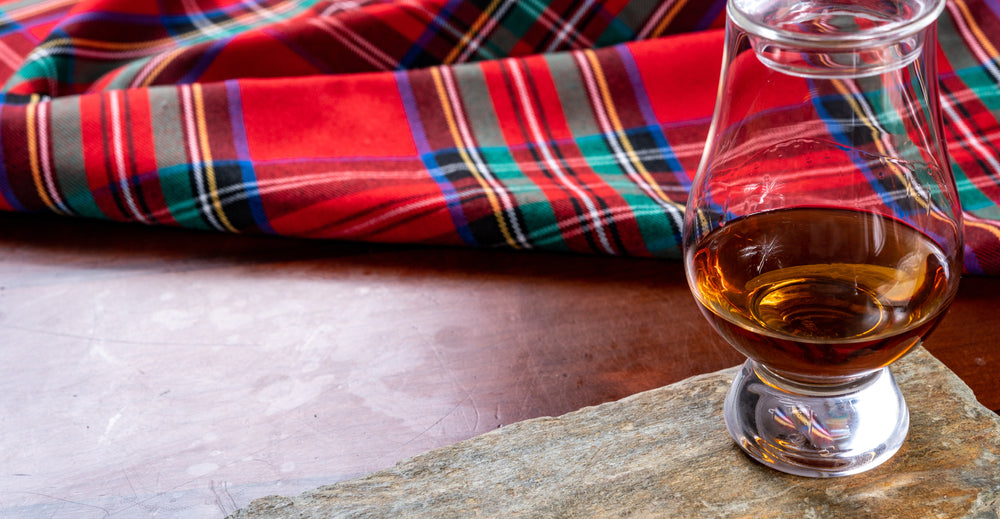 Scotish Dram next to the Colors of Scotland | Blind Pig Drinking Co.