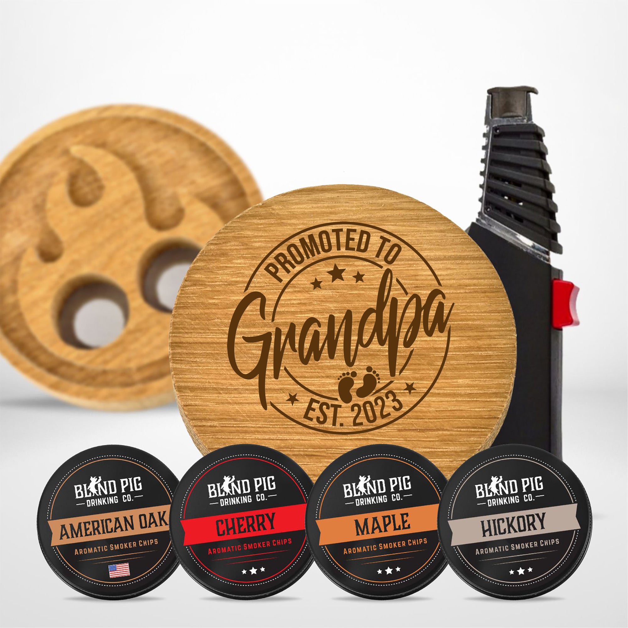 Fathers Day Bourbon and Whiskey Cocktail Smoker Gift Kit (20 Designs)