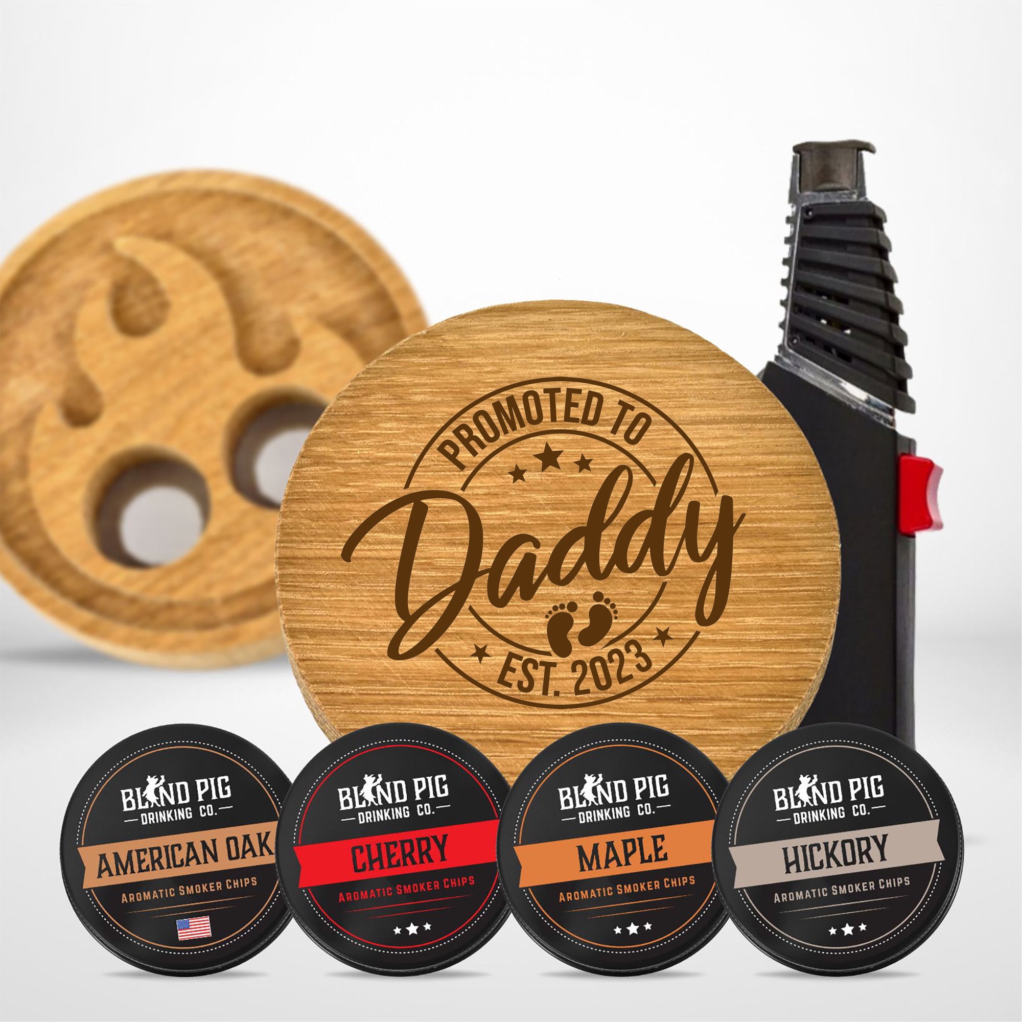 Fathers Day Bourbon and Whiskey Cocktail Smoker Gift Kit (20 Designs)