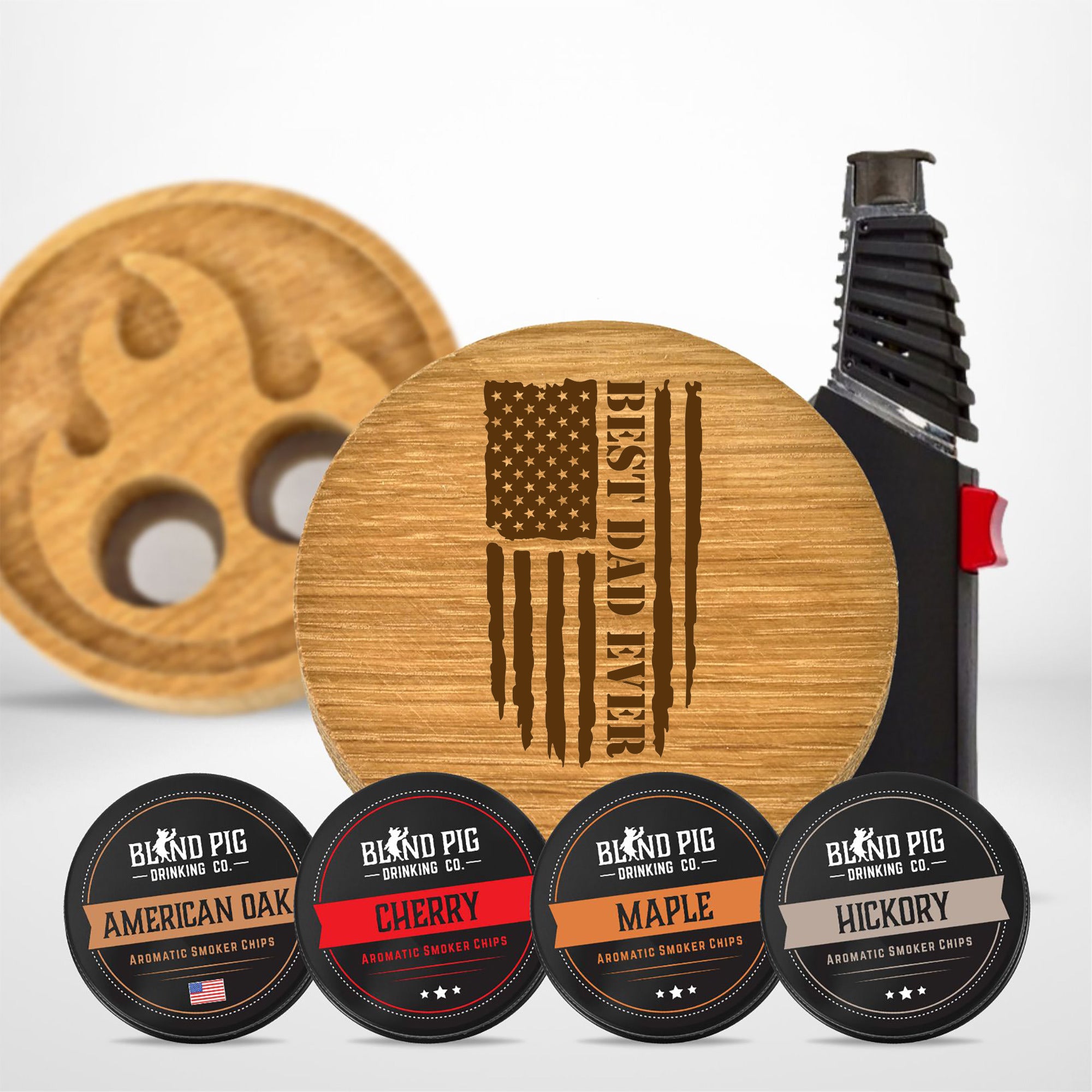 Fathers Day Bourbon and Whiskey Cocktail Smoker Gift Kit (20 Designs)