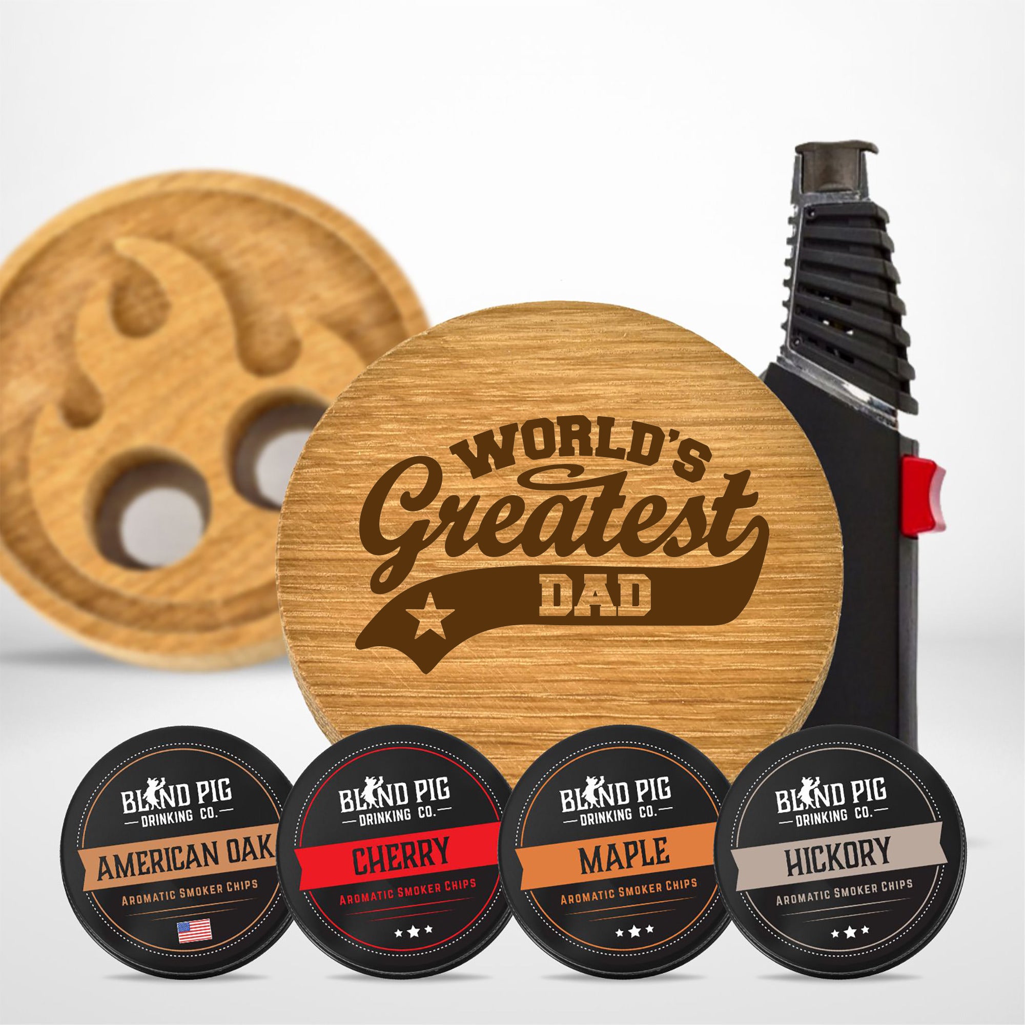 Fathers Day Bourbon and Whiskey Cocktail Smoker Gift Kit (20 Designs)