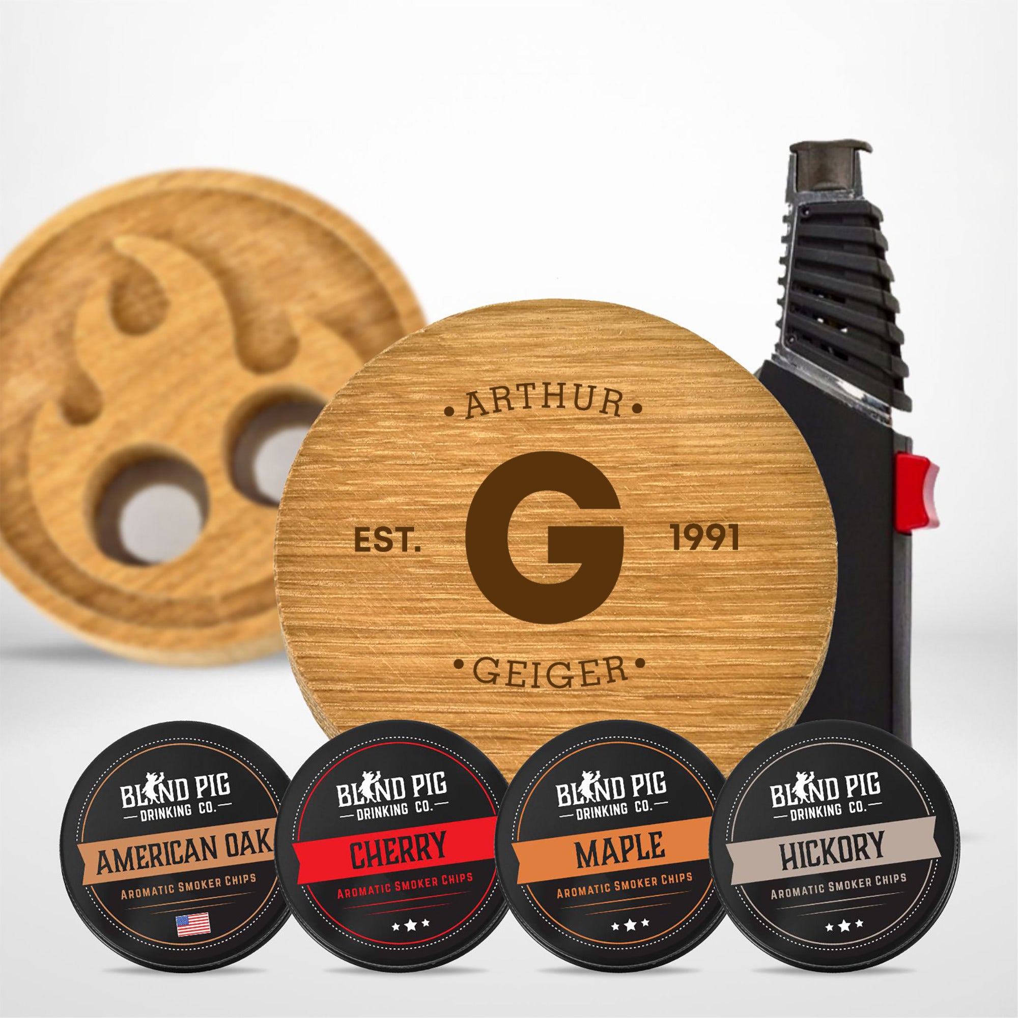 Fathers Day Bourbon and Whiskey Cocktail Smoker Gift Kit (20 Designs)