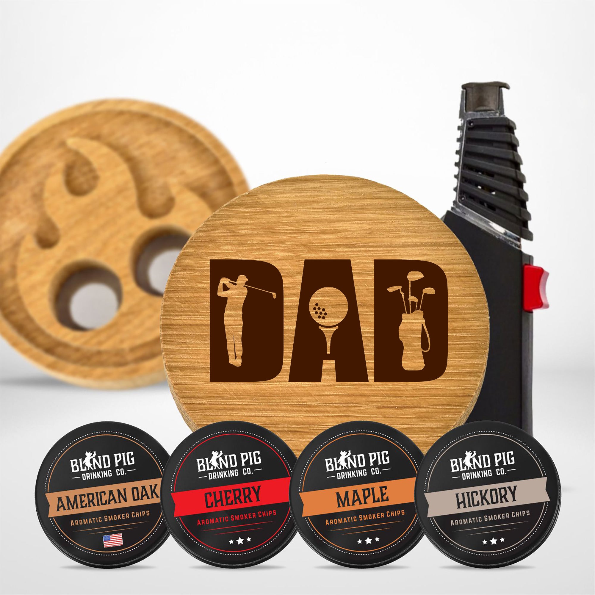 Fathers Day Bourbon and Whiskey Cocktail Smoker Gift Kit (20 Designs)