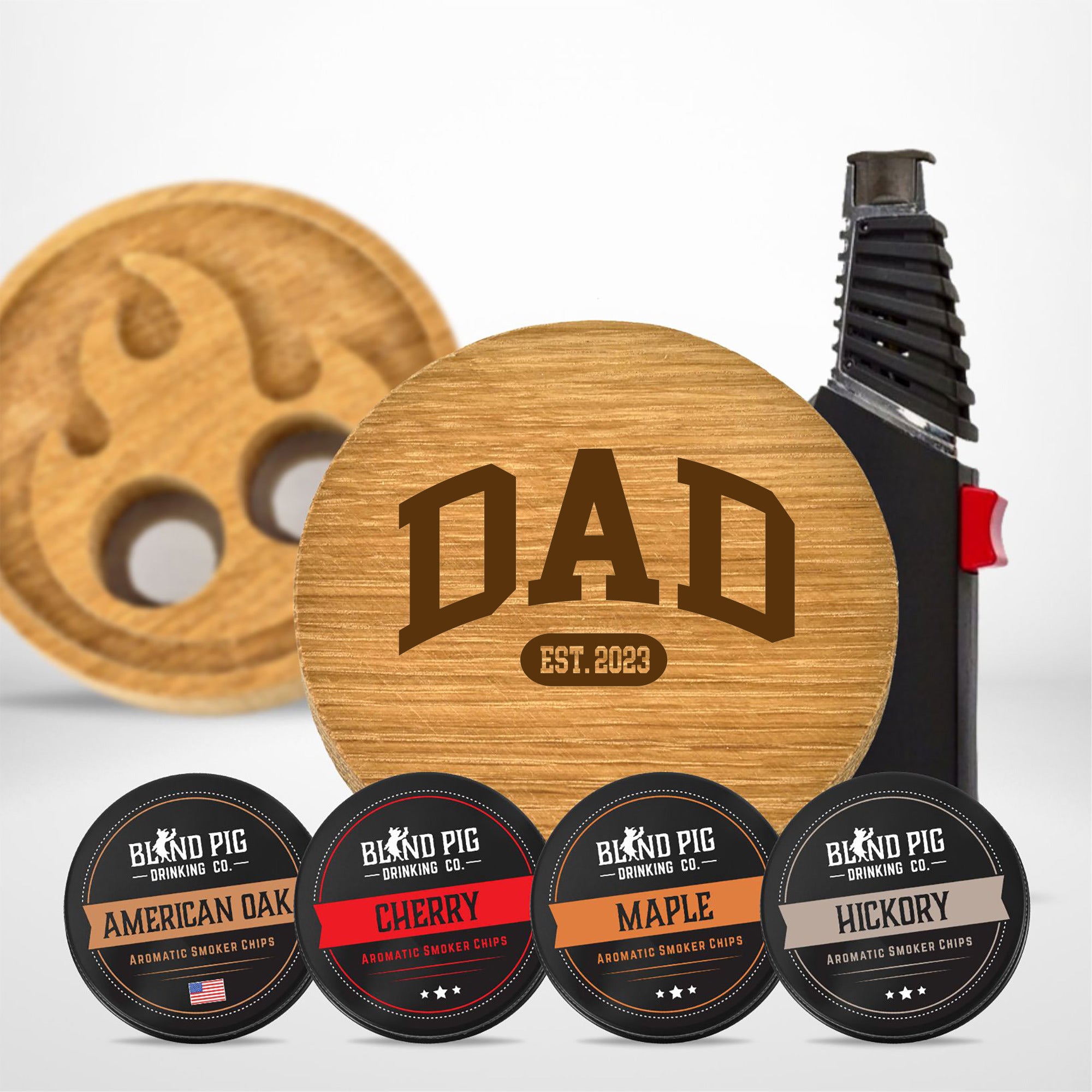 Fathers Day Bourbon and Whiskey Cocktail Smoker Gift Kit (20 Designs)
