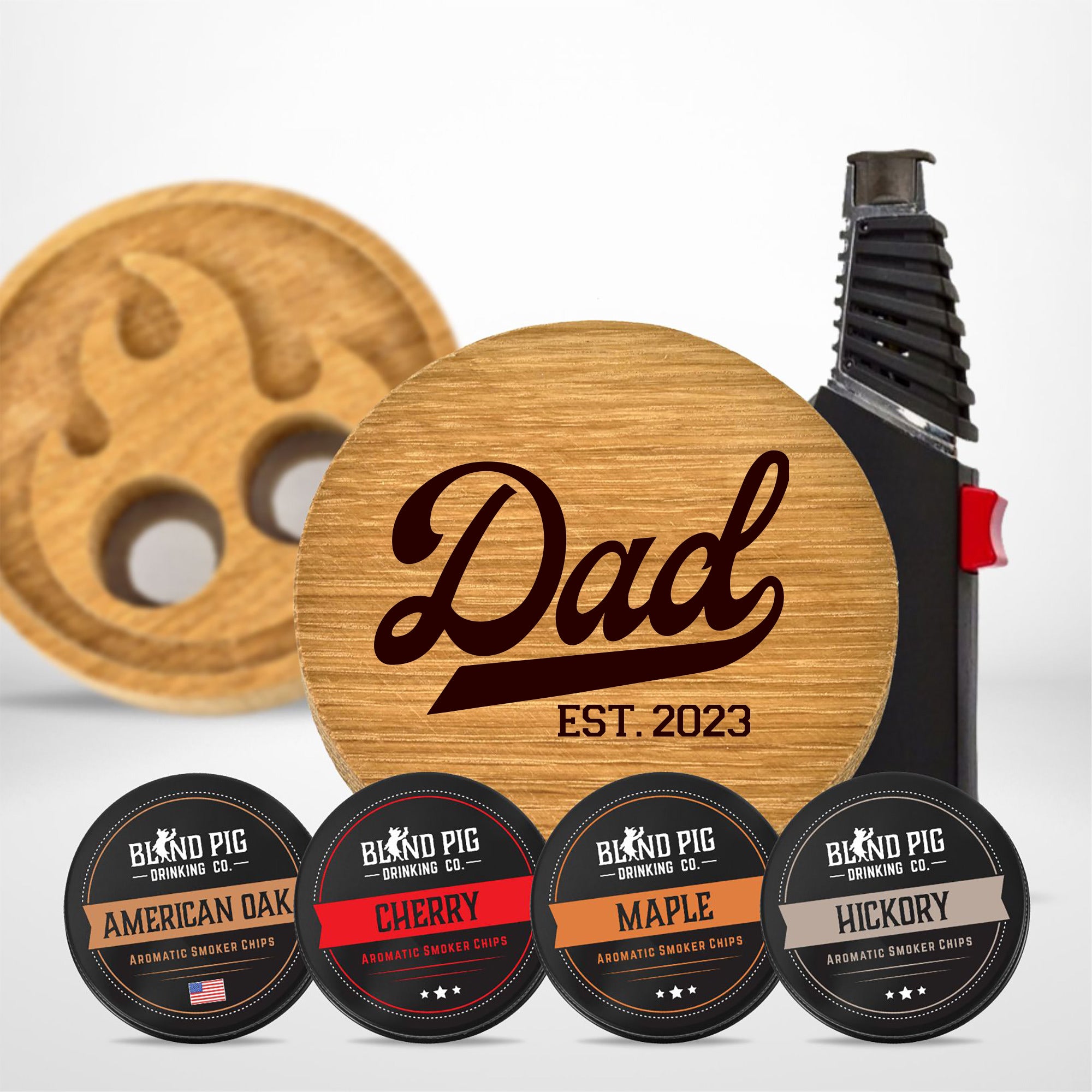 Fathers Day Bourbon and Whiskey Cocktail Smoker Gift Kit (20 Designs)