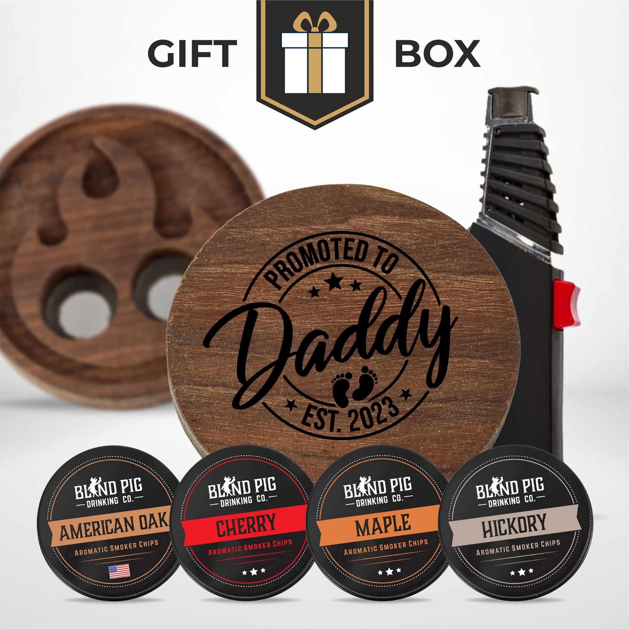 Fathers Day Bourbon and Whiskey Cocktail Smoker Gift Kit (20 Designs)