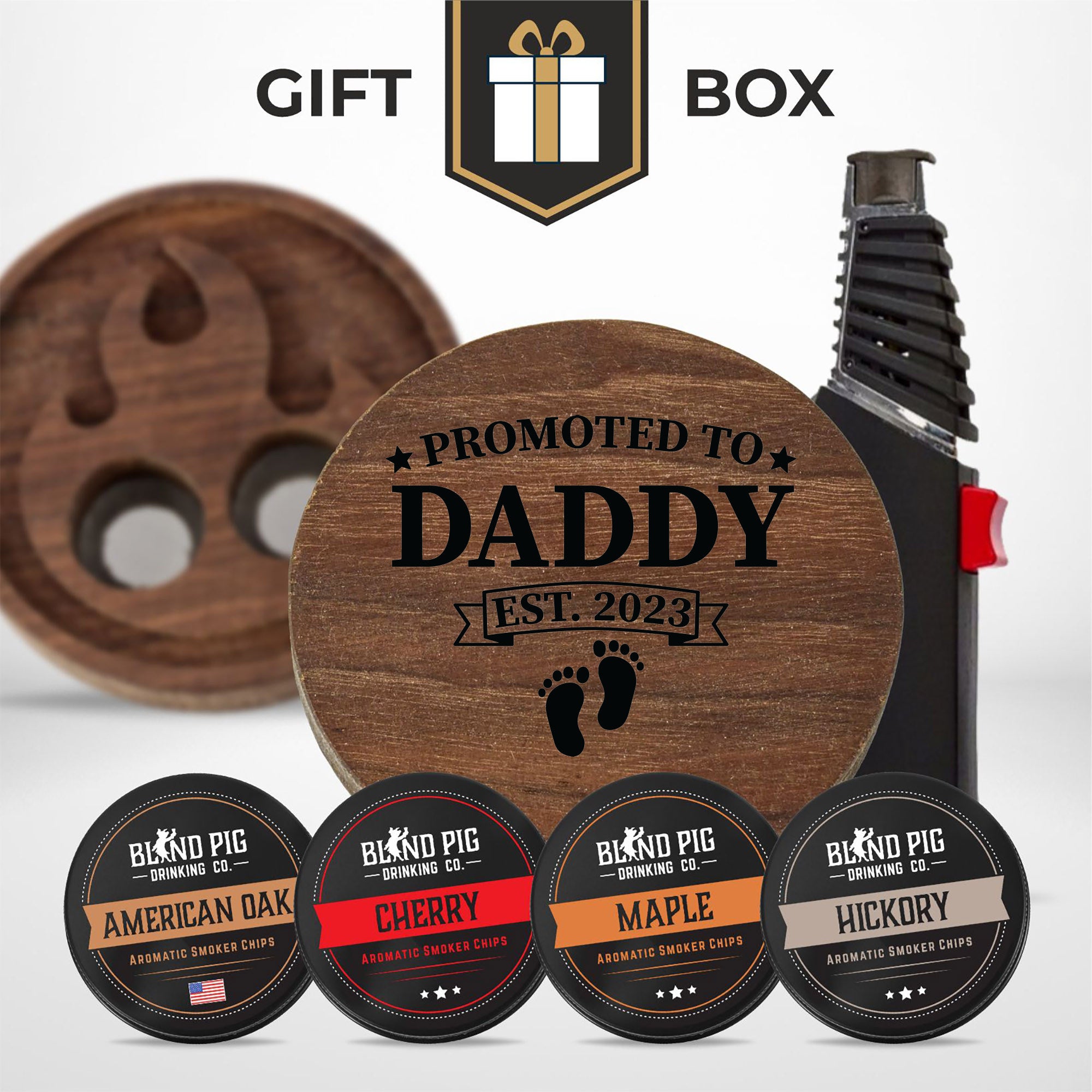 Fathers Day Bourbon and Whiskey Cocktail Smoker Gift Kit (20 Designs)