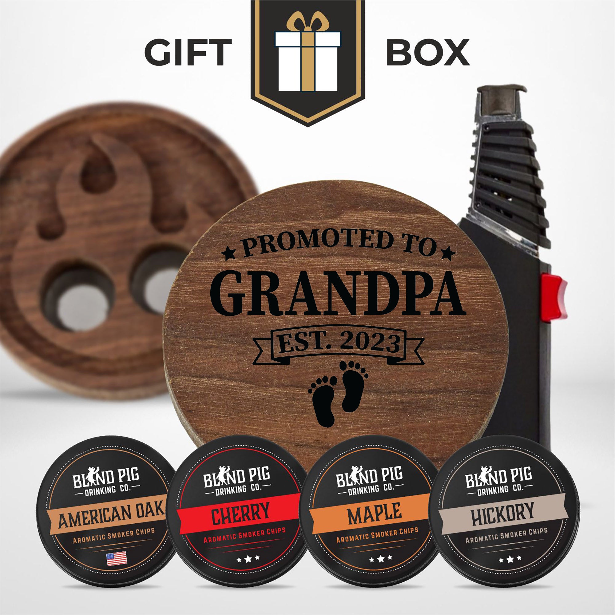 Fathers Day Bourbon and Whiskey Cocktail Smoker Gift Kit (20 Designs)