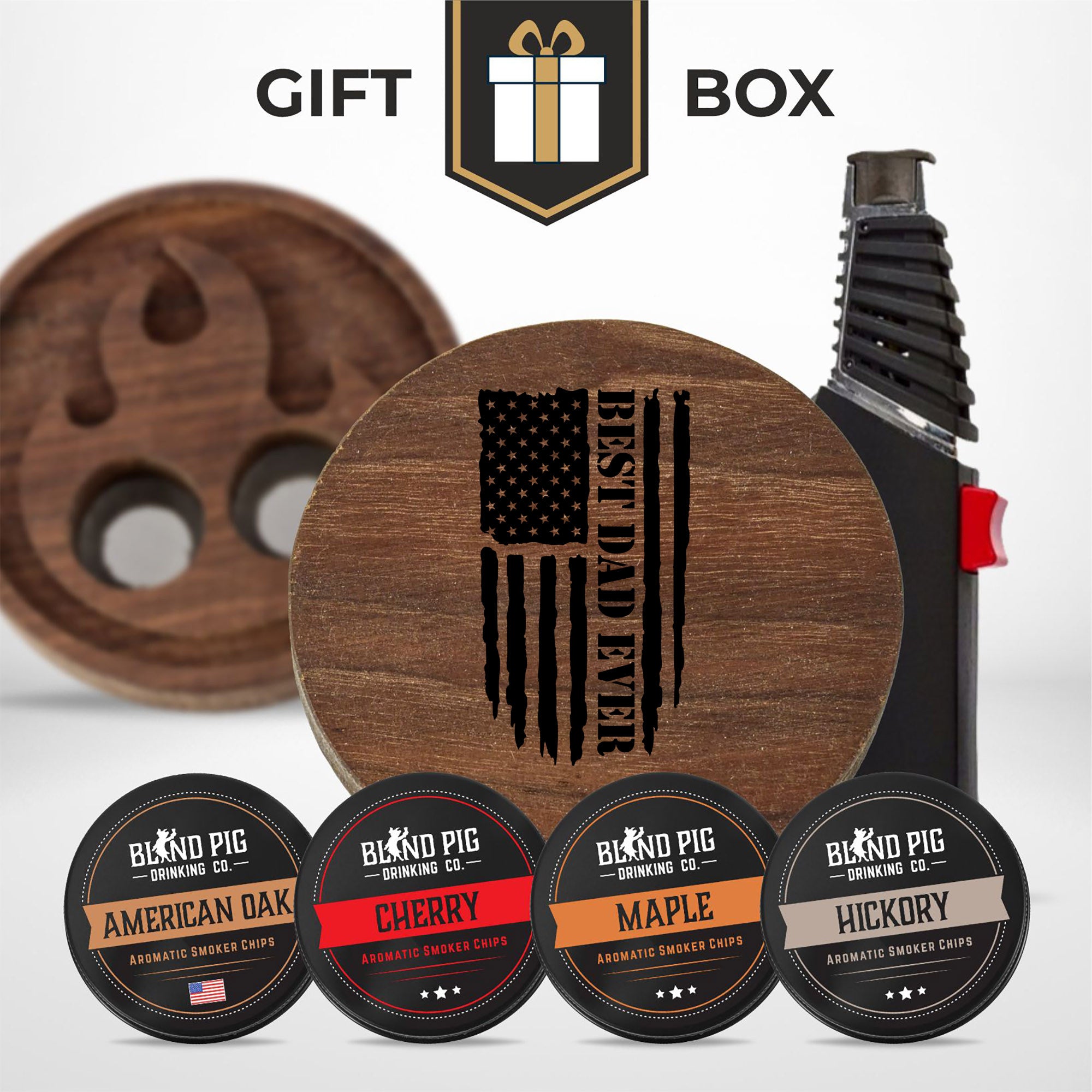 Fathers Day Bourbon and Whiskey Cocktail Smoker Gift Kit (20 Designs)