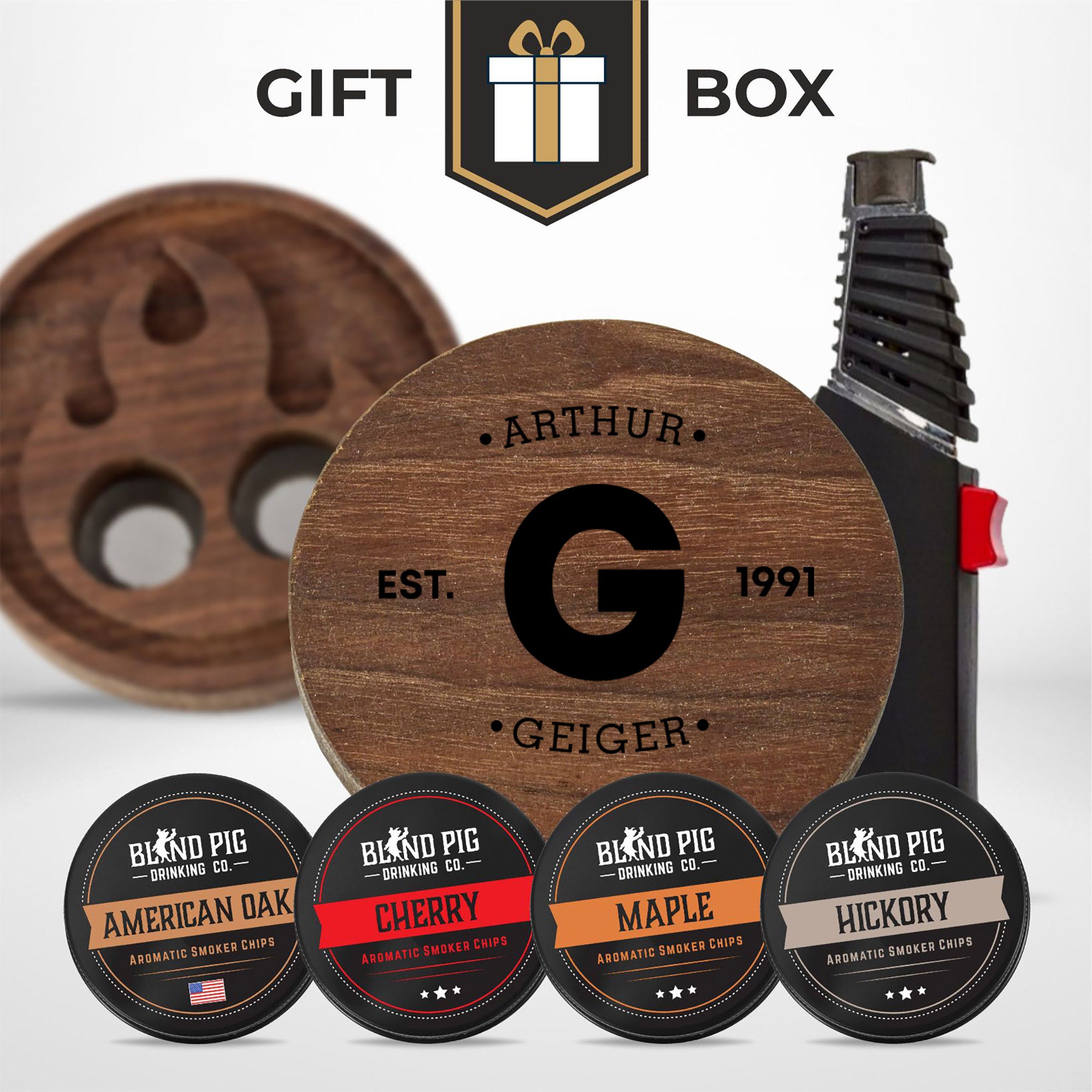 Fathers Day Bourbon and Whiskey Cocktail Smoker Gift Kit (20 Designs)