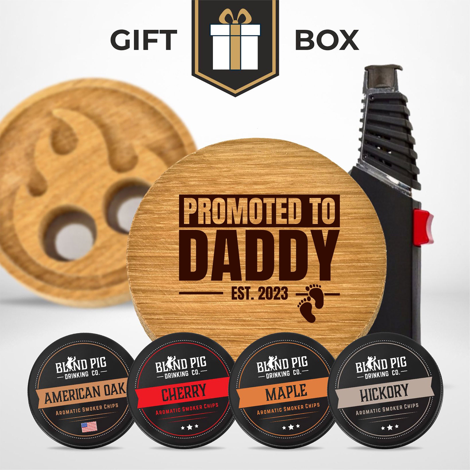 Fathers Day Bourbon and Whiskey Cocktail Smoker Gift Kit (20 Designs)