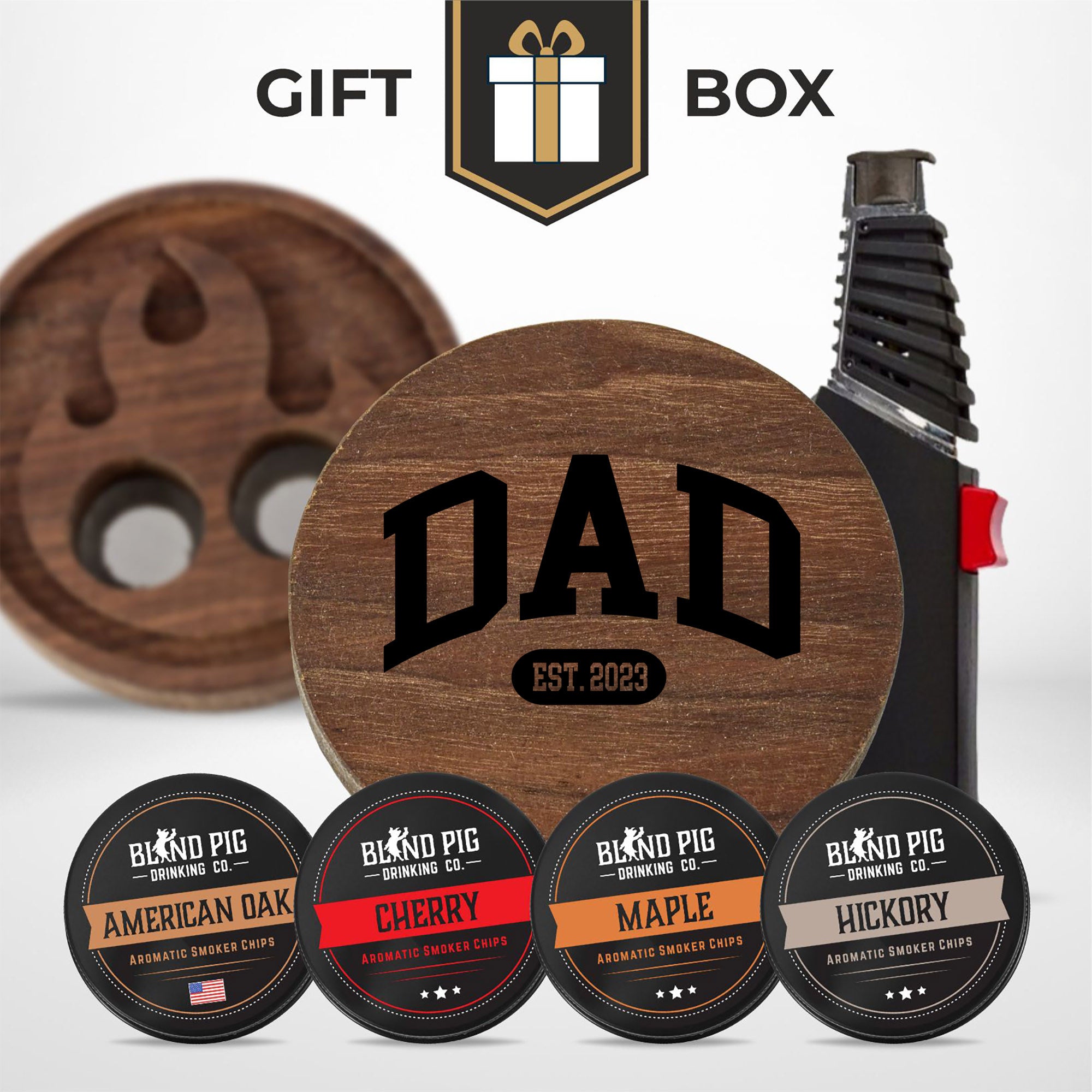 Fathers Day Bourbon and Whiskey Cocktail Smoker Gift Kit (20 Designs)