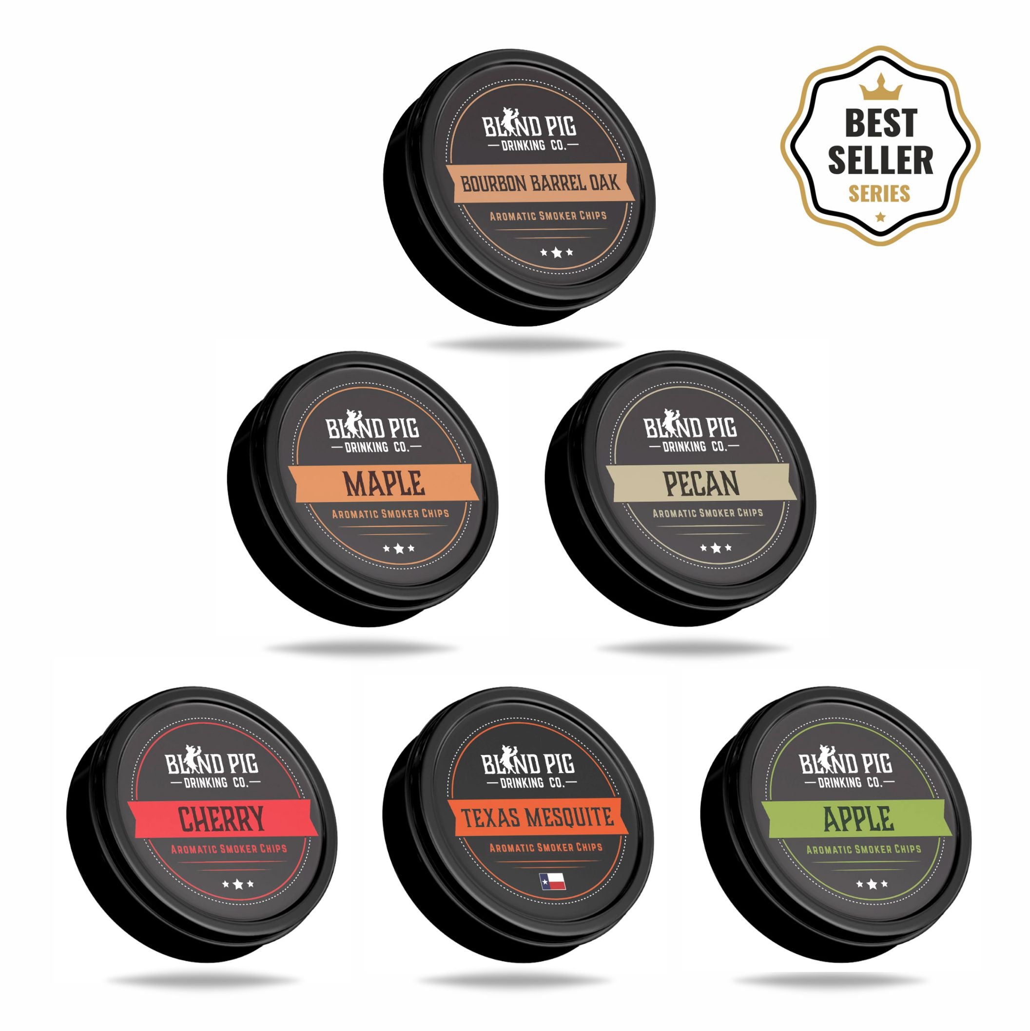 Blind Pig Drinking Co. Aromatic Smoker Chips (6-Pack)