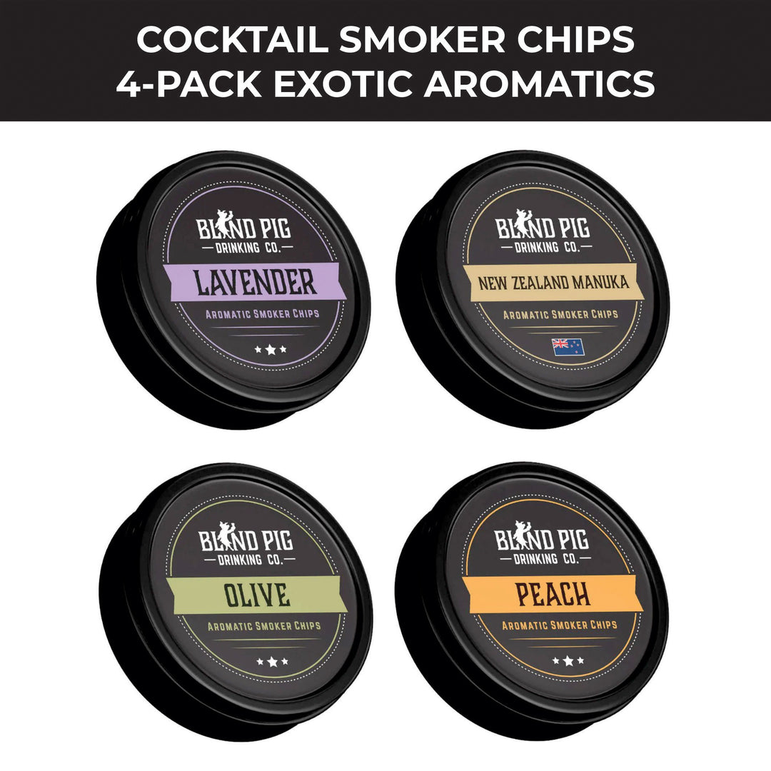 Aromatic Smoker Chips | Exotic Series 4-Pack