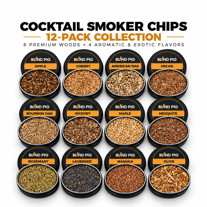 The Ultimate Master Cocktail Smoker Set – 12 Premium Aromatic Smoker Flavors