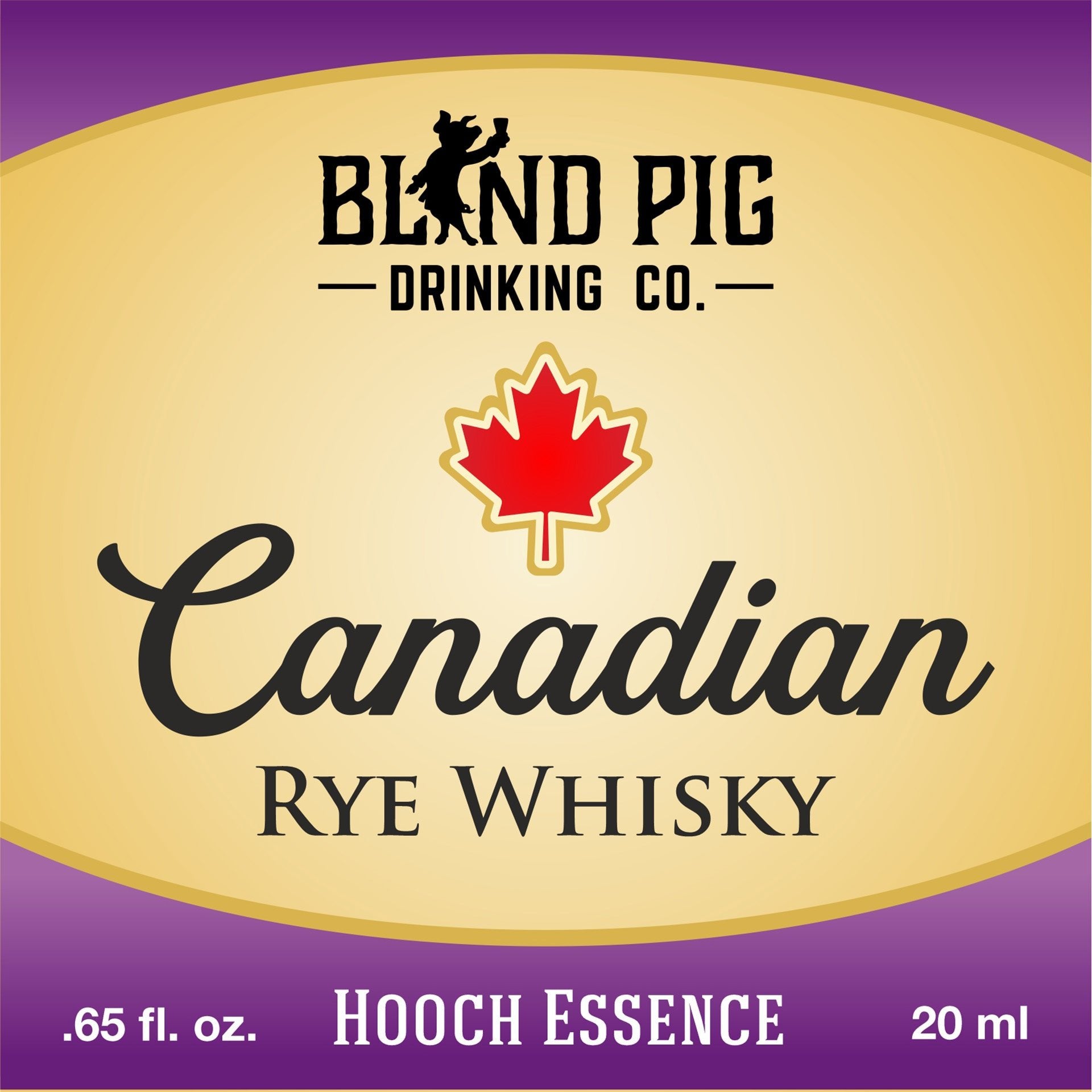 Canadian Rye Whisky Hooch Essence | Whiskey Flavor for DIY Spirits - Blind Pig Drinking Co.