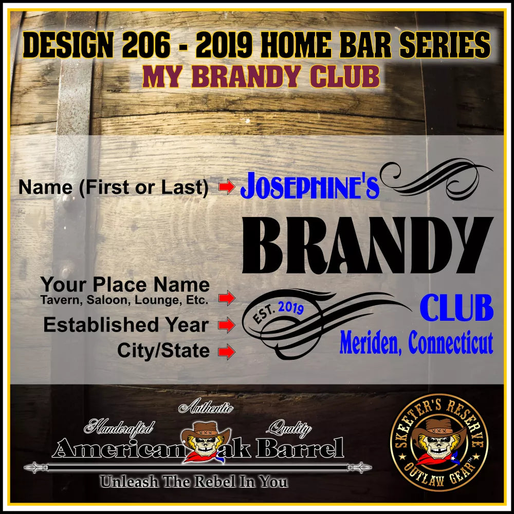 Personalized Outlaw Kit™ (206) My Brandy Club - Create Your Own Spirits