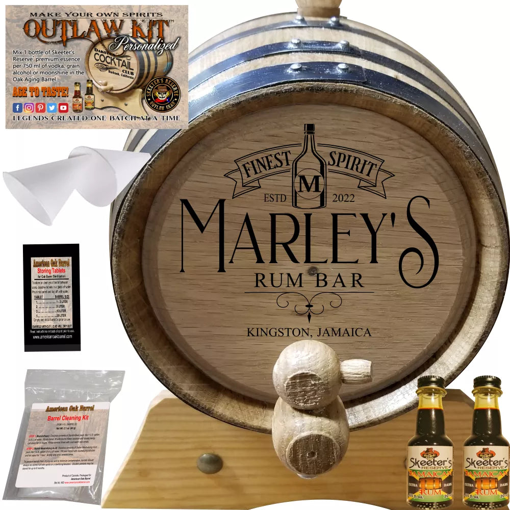 Personalized Oak Barrel Outlaw Kits™
