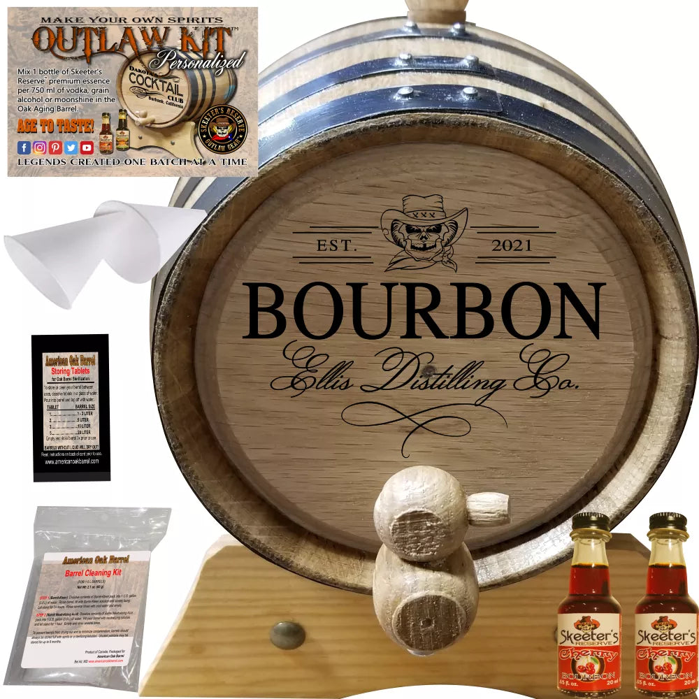 Personalized Outlaw Kit™ (402) Your Bourbon Distilling Co. - Create Your Own Spirits