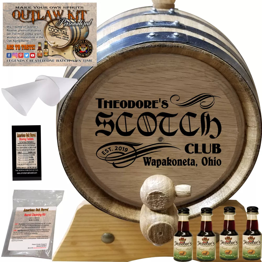 Personalized Outlaw Kit™ (201) My Scotch Club - Create Your Own Spirits