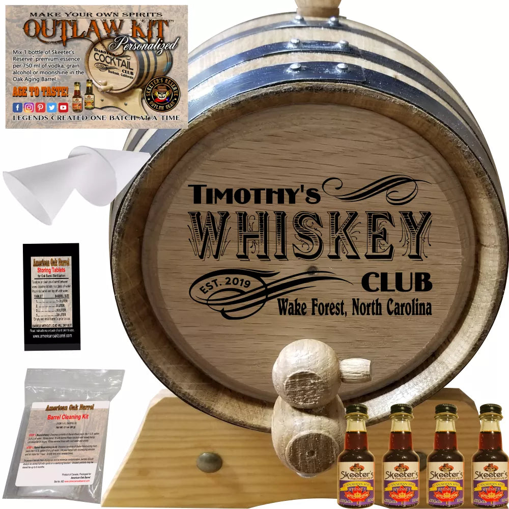 Personalized Outlaw Kit™ (203) My Whiskey Club - Create Your Own Spirits