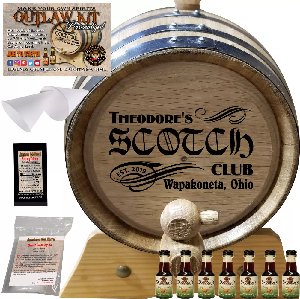 Personalized Outlaw Kit™ (201) My Scotch Club - Create Your Own Spirits