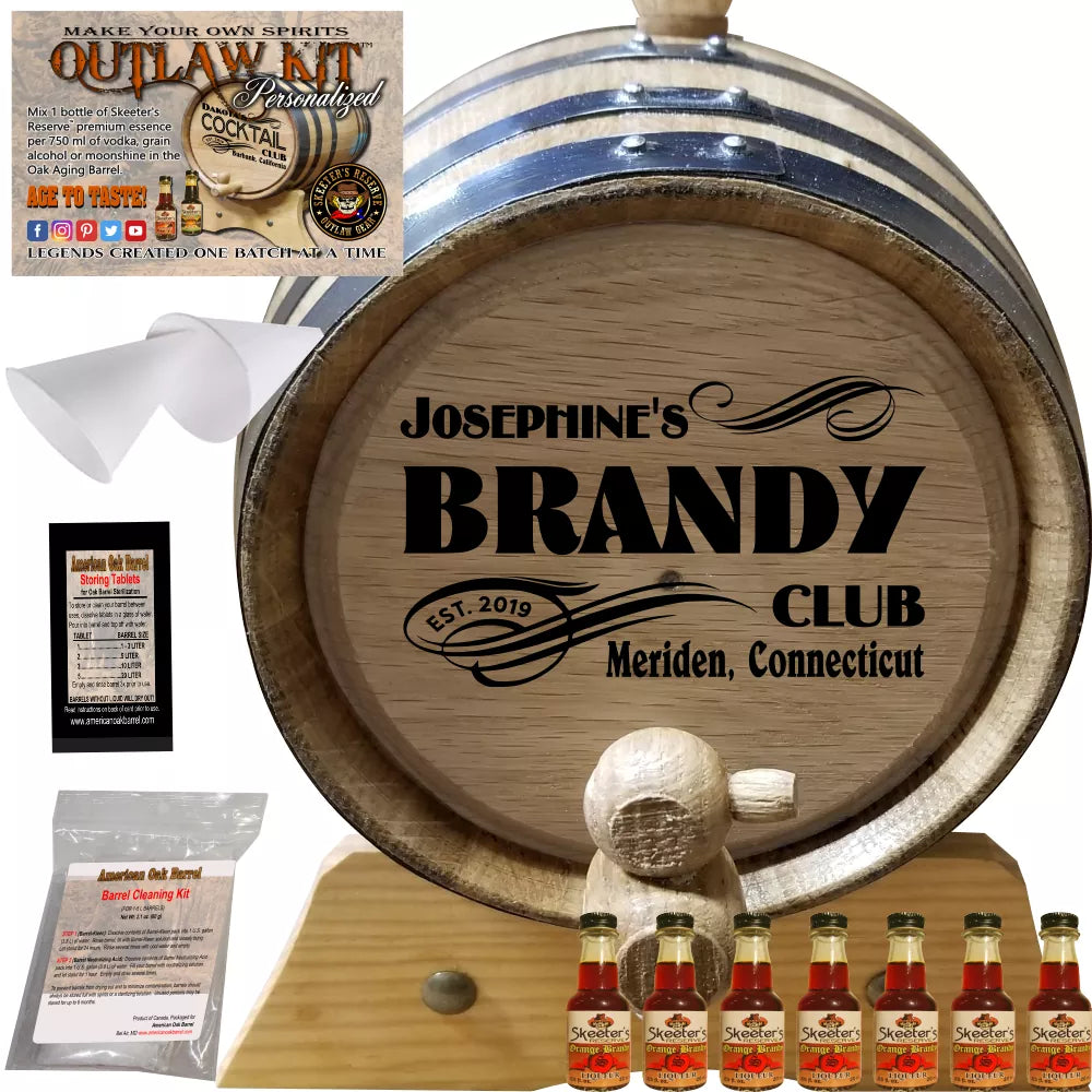 Personalized Outlaw Kit™ (206) My Brandy Club - Create Your Own Spirits