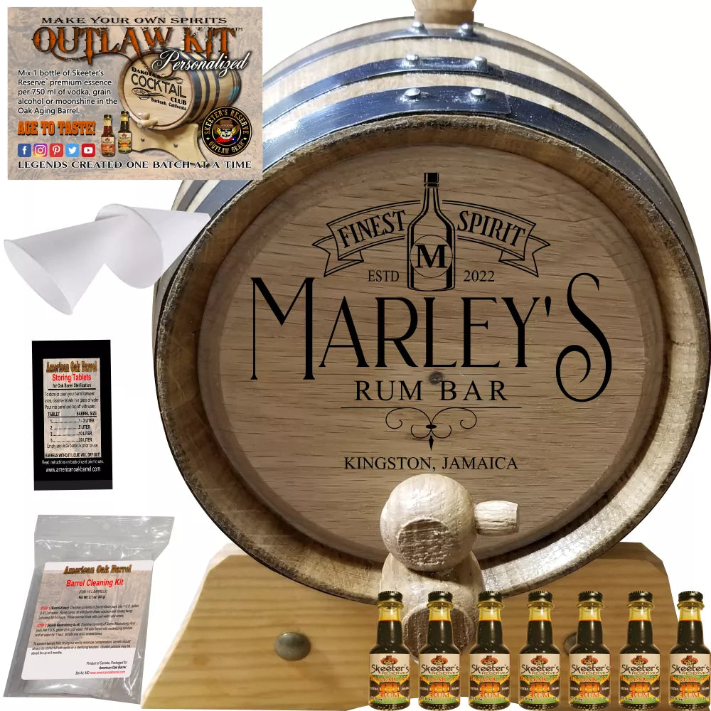 Personalized Outlaw Kit™ (210) My Rum Bar - Create Your Own Spirits