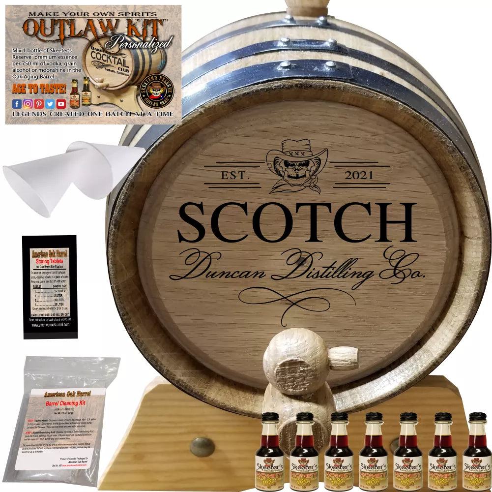 Personalized Outlaw Kit™ (401) Your Scotch Distilling Co. - Create Your Own Spirits