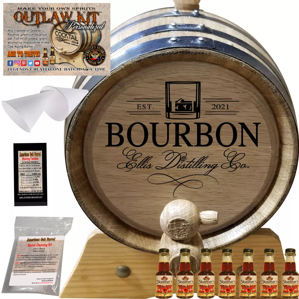 Personalized Outlaw Kit™ (402) Your Bourbon Distilling Co. - Create Your Own Spirits