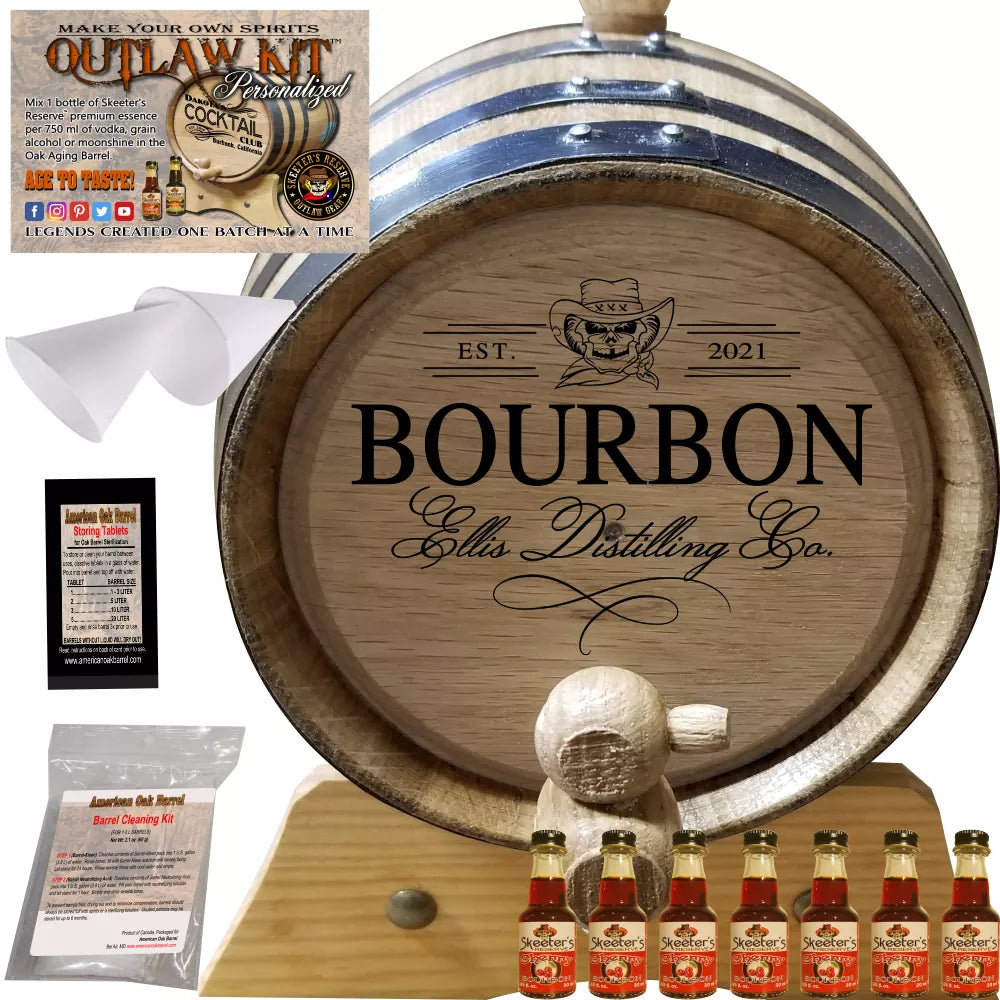 Personalized Outlaw Kit™ (402) Your Bourbon Distilling Co. - Create Your Own Spirits