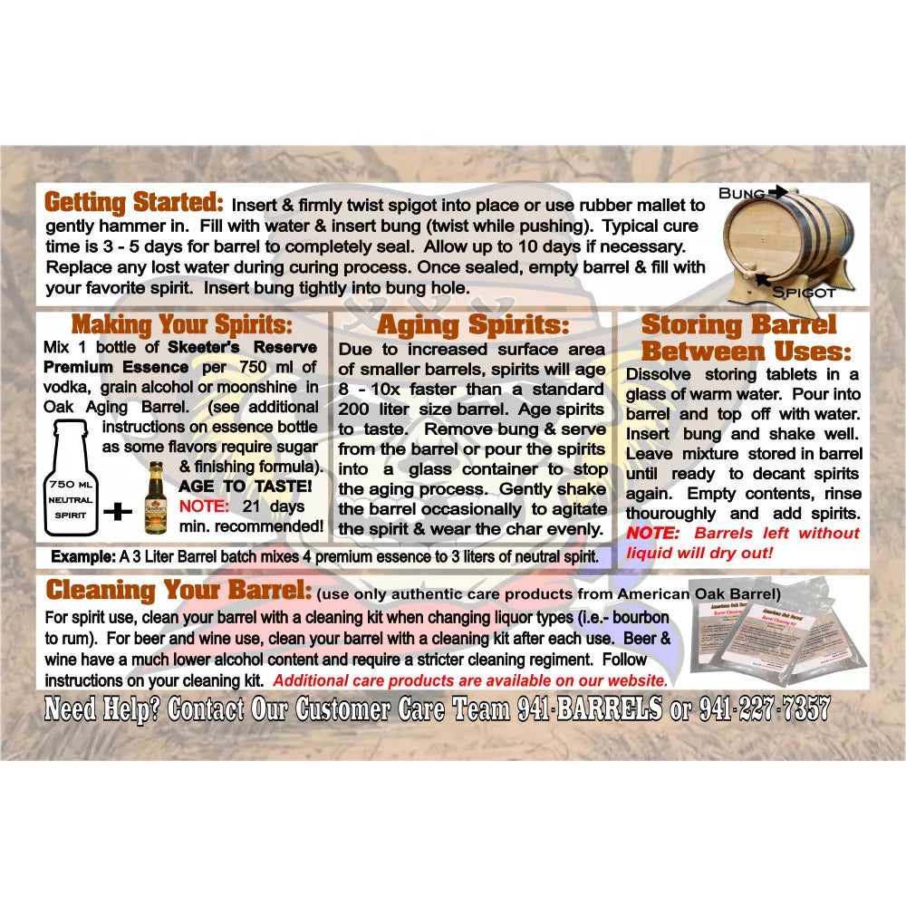 The Outlaw Kit™ -  Barrel Aged Rum Making Kit - Create Your Own Spiced Rum