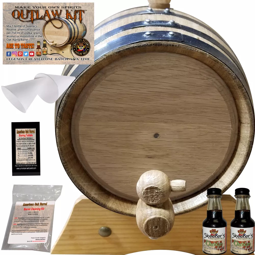The Outlaw Kit™ - Barrel Aged Whiskey Making Kit - Create Your Own Dublin Whiskey