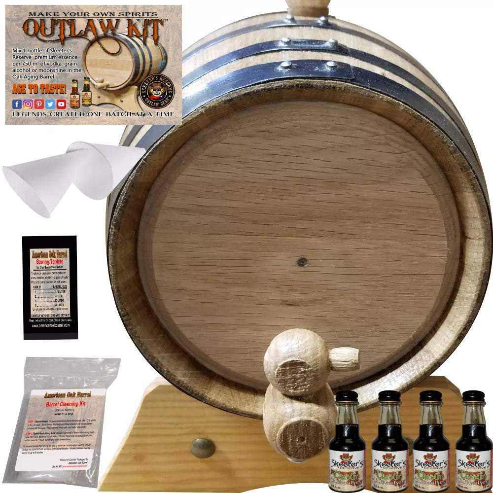 The Outlaw Kit™ - Barrel Aged Whiskey Making Kit - Create Your Own Dublin Whiskey