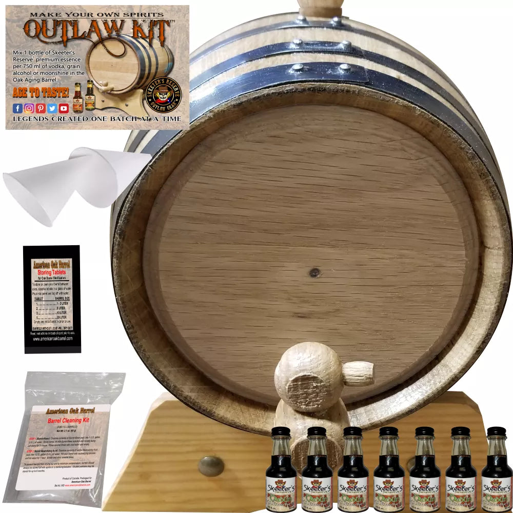 The Outlaw Kit™ - Barrel Aged Whiskey Making Kit - Create Your Own Dublin Whiskey