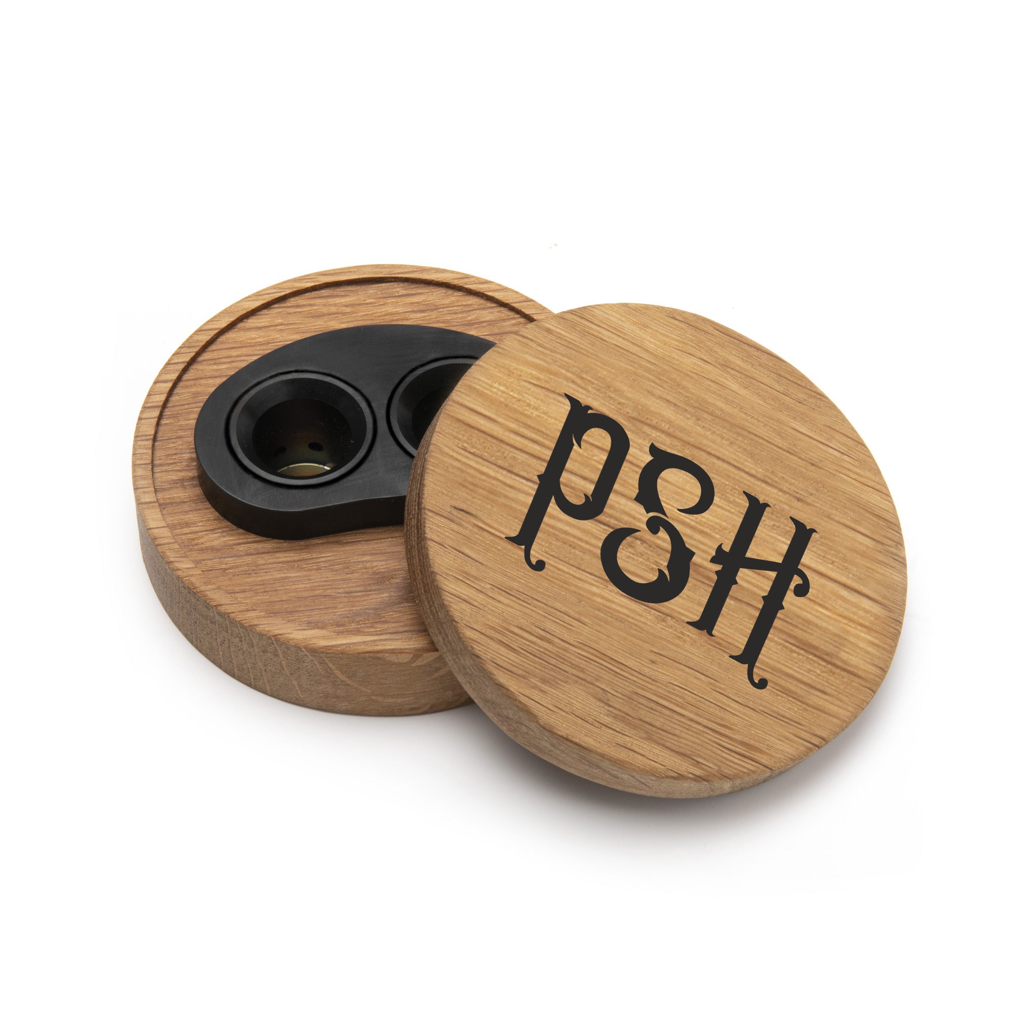 Personalized Hogtender™ Cocktail Smoker Kit with Display Stand - D14 Initials
