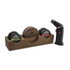 Personalized Hogtender™ Cocktail Smoker Kit with Torch and Display Stand - D7
