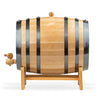 Authentic Charred Oak Aging Barrel - Age Your Own Spirits - Natural Oak With Black Hoops - Blind Pig Drinking Co.