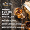 Kit Personalized Small Oak Barrel for Aging Cocktails - Split Monogram - Blind Pig Drinking Co.