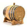 Oak Aging Barrel Kit | Personalized Small Oak Barrel with Deer Head Shield - Blind Pig Drinking Co.