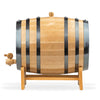 Oak Aging Barrel Kit | Personalized Small Whiskey Oak Barrel with Split Monogram - Blind Pig Drinking Co.