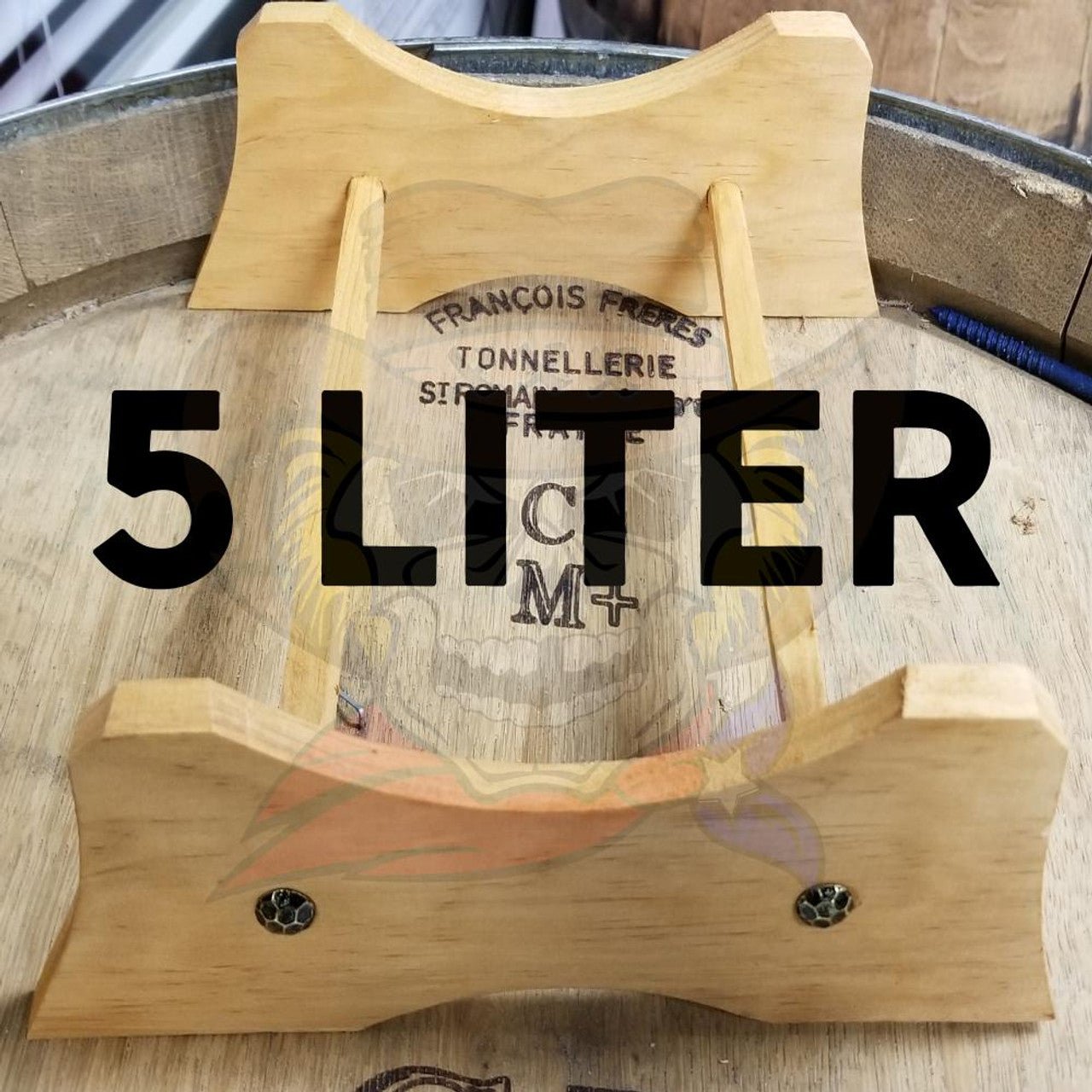 Oak Barrel Aging Stands for Small Whiskey Barrels | Blind Pig Drinking Co. - Blind Pig Drinking Co.