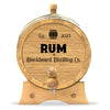 Personalized Small Oak Rum Barrel for Aging Cocktails - Blind Pig Drinking Co.