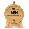 Personalized Small Oak Rum Barrel for Aging Cocktails - Blind Pig Drinking Co.