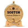 Personalized Small Oak Scotch Barrel for Aging Cocktails - Blind Pig Drinking Co.