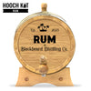 Rum Making Kit | Personalized Small Oak Rum Barrel - Blind Pig Drinking Co.