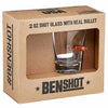 Shot Glass with Bullet - 2oz | BenShot - Blind Pig Drinking Co.