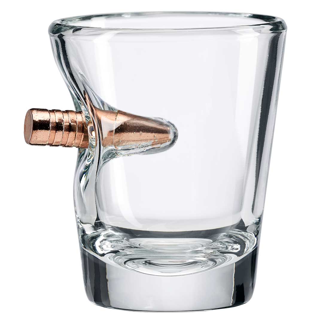 Shot Glass with Bullet - 2oz | BenShot - Blind Pig Drinking Co.