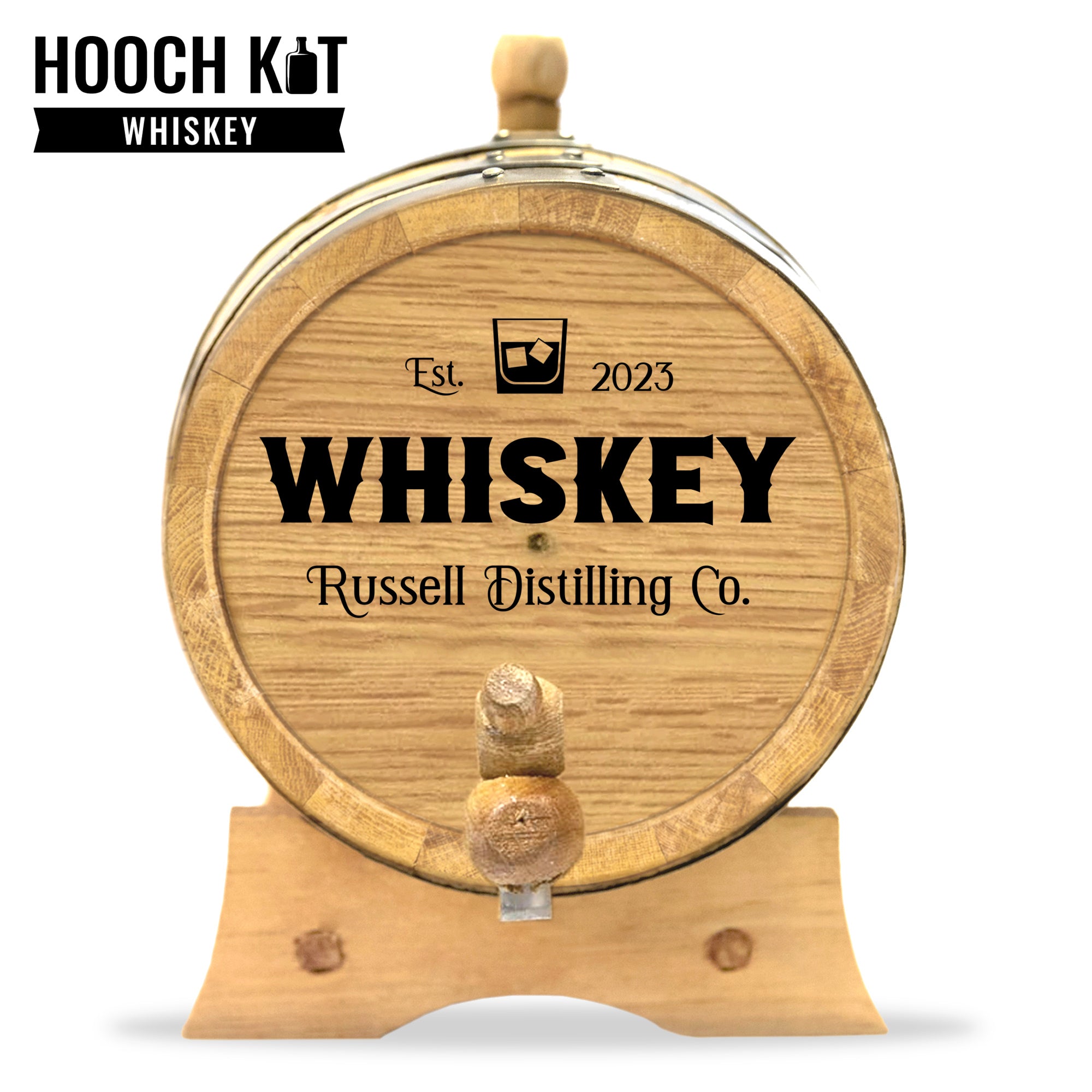 Whiskey Making Kit | Personalized Small Oak Whiskey Barrel - Blind Pig Drinking Co.